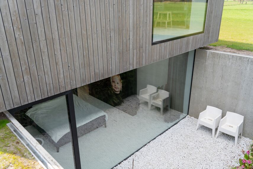 SlimLine 38 Portes, ConceptPatio 130 Coulissants et ConceptSystem 77 Fenêtres - Het Kleine Krikhaar situé à Geesteren, les Pays-Bas