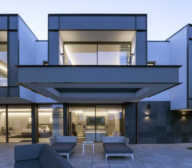 SlimLine 38 Portes, HiFinity Coulissants et ConceptFolding 77 Coulissants - Maison Villa en Espagne - En toute transparence situé àEspagne