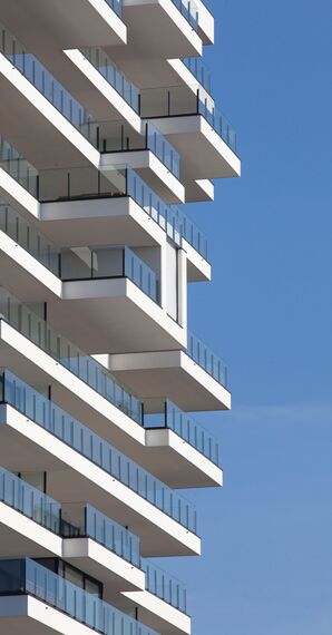 ConceptSystem 77 Fenêtres et ConceptWall 50 Murs rideaux - Baelskaai 12 (Oosteroever) situé à Oostende, Belgique