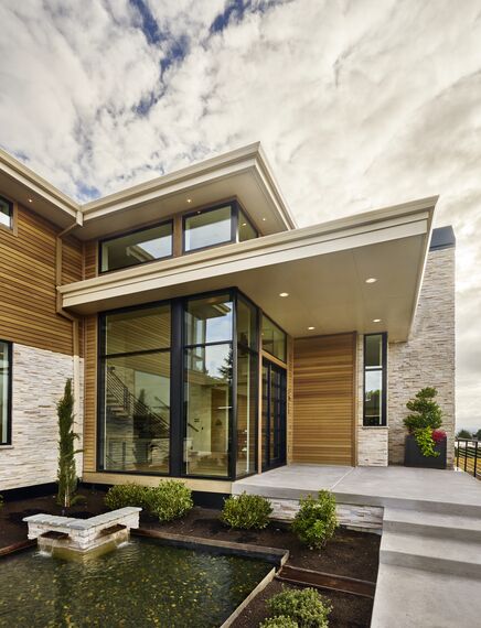 ConceptSystem 68 Fenêtres et ConceptWall 50 Murs rideaux - Maison Joie de Vivre (Street of Dreams) situé à Portland, États-Unis d'Amérique