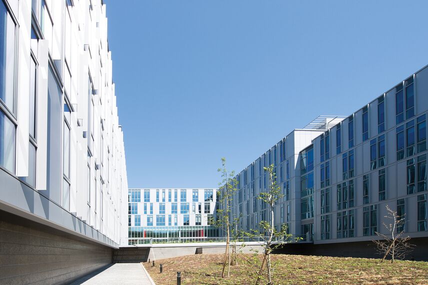 ConceptWall 86 Murs rideaux et ConceptWall 50 Murs rideaux - Immeuble de bureaux Ilot 6 situé à Lyon, France