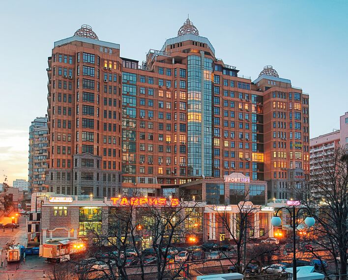 ConceptWall 50 Murs rideaux - Complexe immobilier Korona Novoj Arkadii situé à Odessa, Ukraine