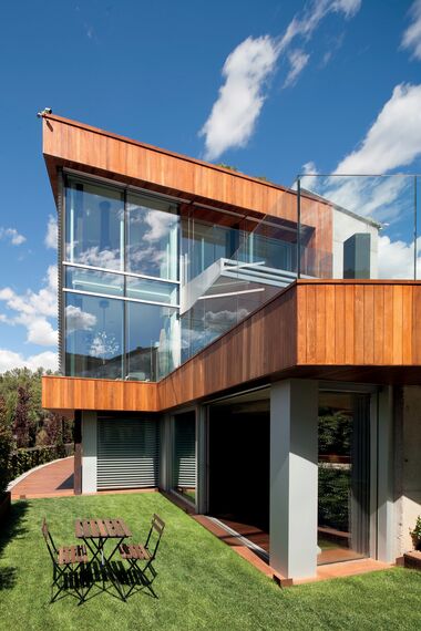 ConceptWall 60 Murs rideaux et ConceptPatio 130 Coulissants - Private House El Papiol situé à Barcelona, Espagne