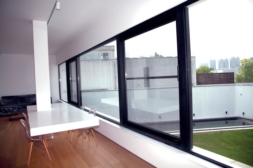 ConceptWall 50 Murs rideaux - Jiujiangtang Villa situé à Shanghai, Chine