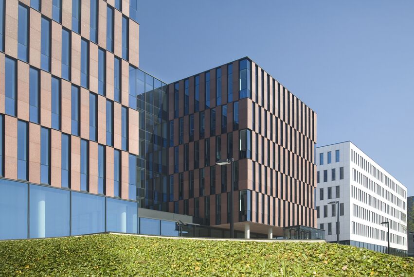 ConceptWall 60 Murs rideaux - Tiensevest Office Complex situé à Leuven, Belgique