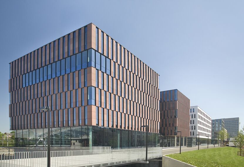 ConceptWall 60 Murs rideaux - Tiensevest Office Complex situé à Leuven, Belgique