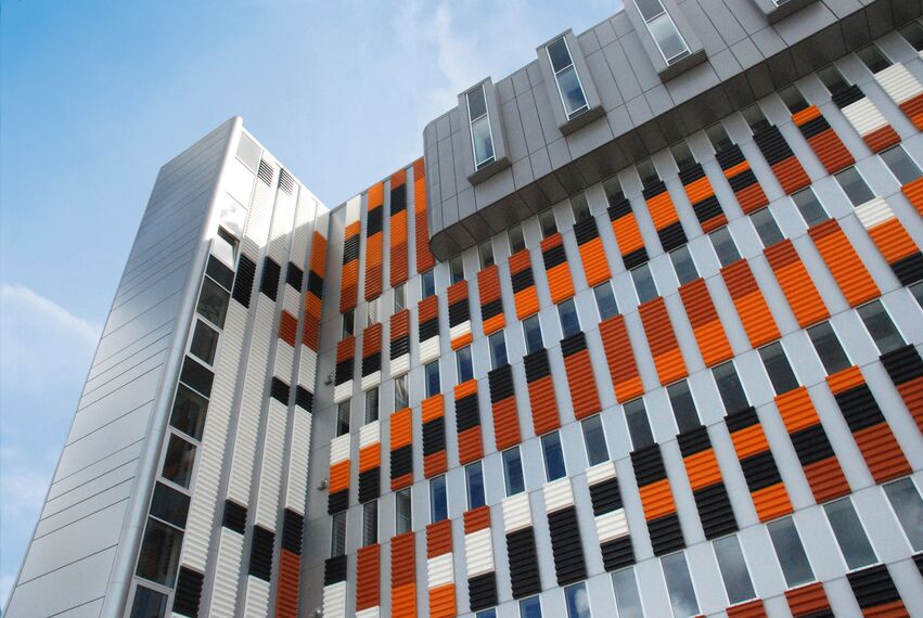 ConceptWall 50 Murs rideaux - Immeuble de bureaux Office Building Duntes Nami situé à Riga, Lettonie