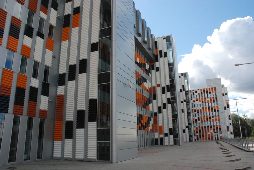 ConceptWall 50 Murs rideaux - Immeuble de bureaux Office Building Duntes Nami situé à Riga, Lettonie