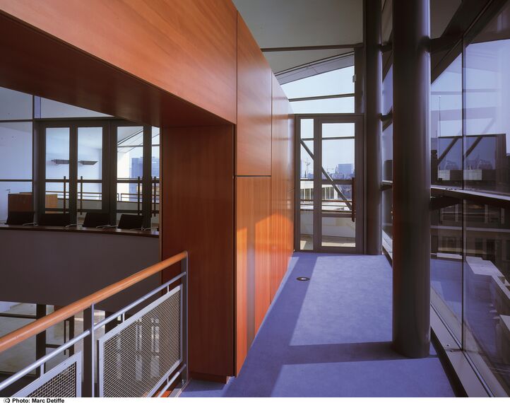 ConceptWall 50 Murs rideaux - Immeuble de bureaux Brussels Parliament situé à Brussels, Belgique