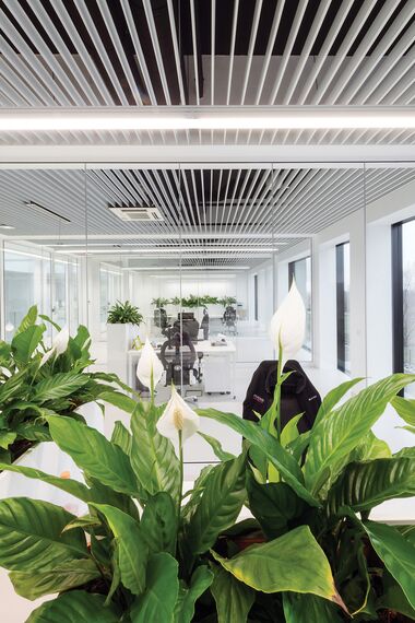 ConceptSystem 59Pa Fenêtres et CW 50-HI Murs rideaux - Pivexin Technology Headquarter situé à Babice, Pologne