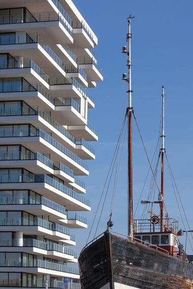 ConceptSystem 77 Fenêtres et ConceptWall 50 Murs rideaux - Baelskaai 12 (Oosteroever) situé à Oostende, Belgique
