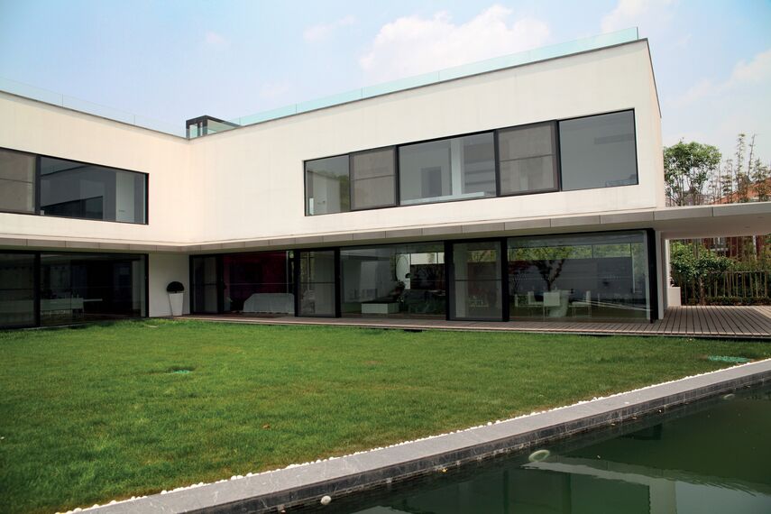 ConceptWall 50 Murs rideaux - Jiujiangtang Villa situé à Shanghai, Chine