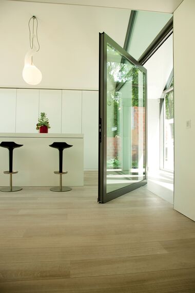 ConceptSystem 77 Fenêtres, ConceptSystem 77 Portes, ConceptWall 50 Murs rideaux, CS 86-HI (c) Systèmes annulés et CP 50 Coulissants - Van Acker Sissau villa situé à Loppem, Belgique