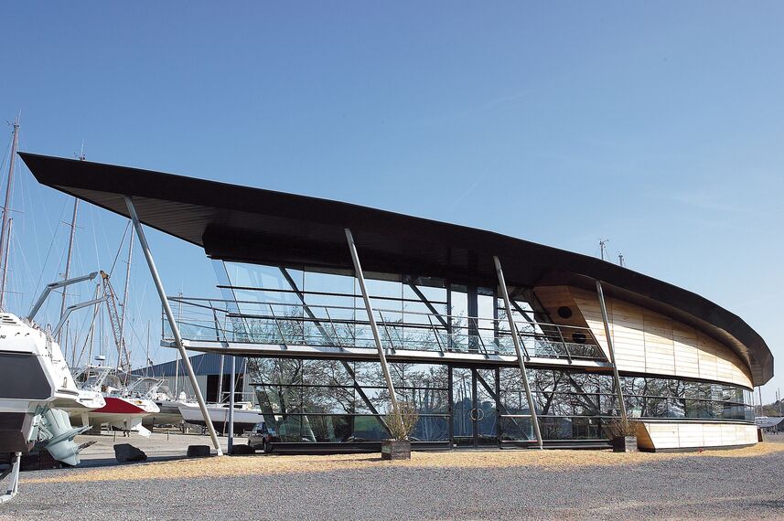 Immeuble de bureaux La Capitainerie situé à Arzal, France