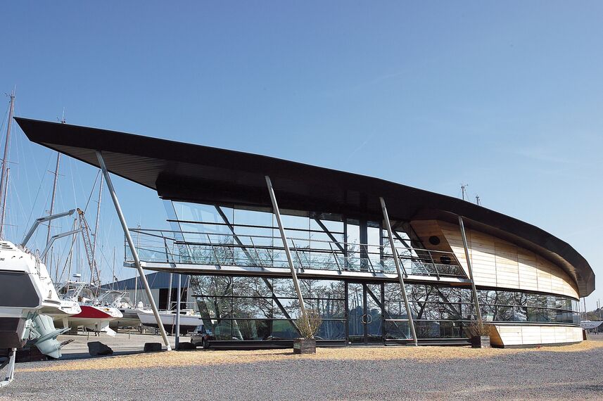 Immeuble de bureaux La Capitainerie situé à Arzal, France