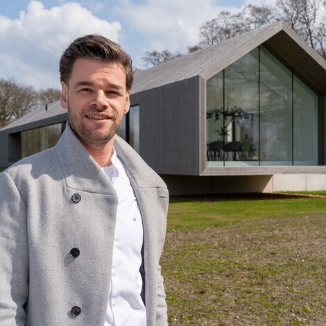 SlimLine 38 Portes, ConceptPatio 130 Coulissants et ConceptSystem 77 Fenêtres - Het Kleine Krikhaar situé à Geesteren, les Pays-Bas