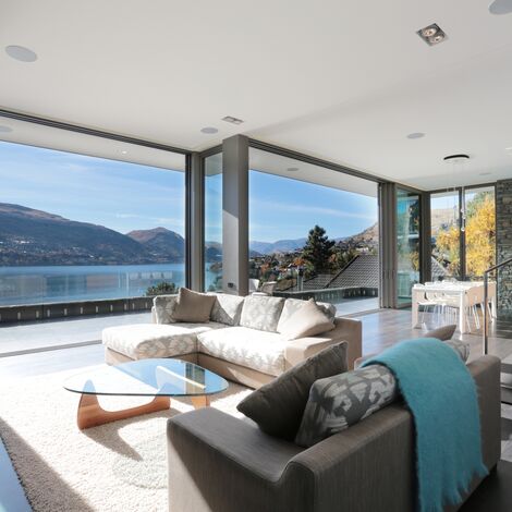 ConceptFolding 77 Coulissants et ConceptSystem 77 Fenêtres - Maison du Lac Wakatipu situé à Otago, Nouvelle-Zélande