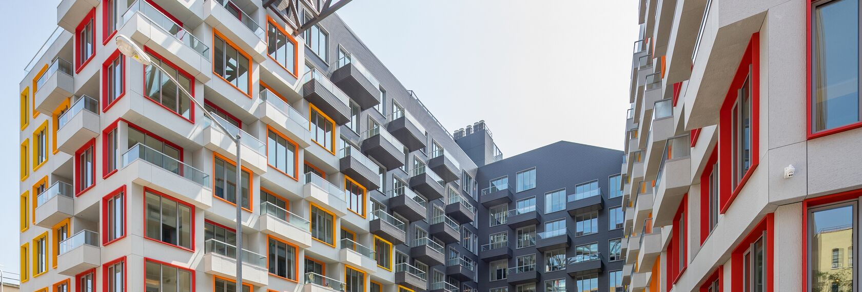 SlimLine 38 Fenêtres et SlimLine 38 Portes - Complexe immobilier The Rheingold situé à New York City, États-Unis d'Amérique