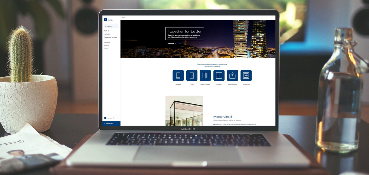 Launch of the new Reynaers Aluminium website