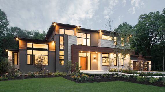 ConceptWall 50 Murs rideaux et ConceptSystem 77 Fenêtres - Residence Forest View situé àCanada